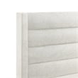 Posh Living Kaeson Linen Full Size Platform Bed Light Beige