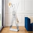 Posh Living Kayliana  Marble Base FreeStanding Rack Chrome
