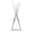 Posh Living Kayliana  Marble Base FreeStanding Rack Chrome