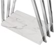 Posh Living Kayliana  Marble Base FreeStanding Rack Chrome