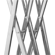 Posh Living Kayliana  Marble Base FreeStanding Rack Chrome