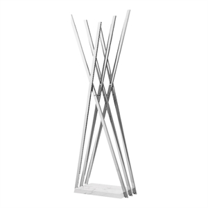 Posh Living Kayliana  Marble Base FreeStanding Rack Chrome
