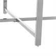 Posh Living Leiah Cross Legs Coffee Table Chrome