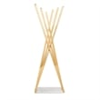 Posh Living Kayliana  Marble Base Freestanding Coat Rack Gold