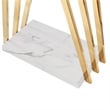 Posh Living Kayliana  Marble Base Freestanding Coat Rack Gold