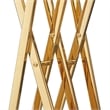 Posh Living Kayliana  Marble Base Freestanding Coat Rack Gold