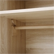 Posh Living Aralyn Wood Storage Cabinet Wardrobe Dresser in Natural/Beige