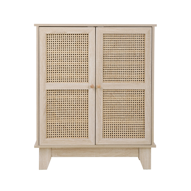 Posh Living Aralyn Wood Storage Cabinet Wardrobe Dresser in