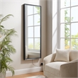 Posh Living Auron Rectangular Glass Mirror with LED Lights in Black