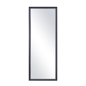 Posh Living Auron Rectangular Glass Mirror with LED Lights in Black