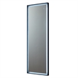 Posh Living Auron Rectangular Glass Mirror with LED Lights in Black