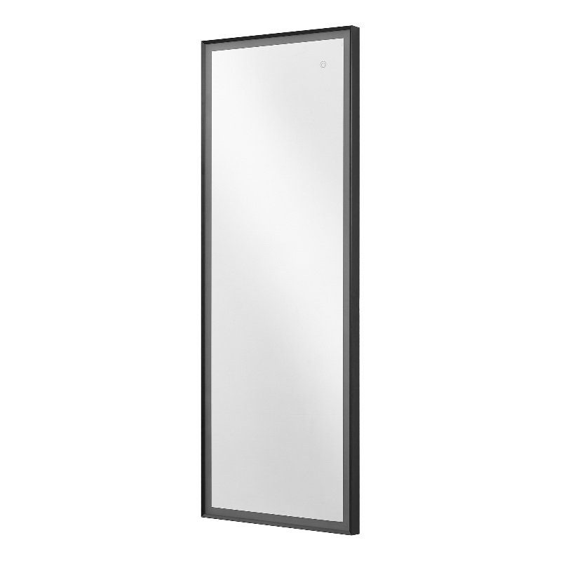 Posh Living Auron Rectangular Glass Mirror with LED Lights in Black