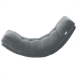 Posh Living Allana Upholstered Sherpa & Wood Rocking Chair in Gray