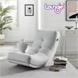 Posh Living Allana Upholstered Linen & Wood Rocking Chair in Gray
