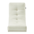 Posh Living Allana Upholstered Linen & Wood Rocking Chair in Beige