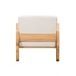 Posh Living Jolynn Wood Arm Chair Natural