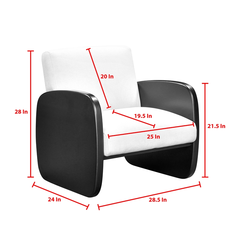 Posh Living Jolynn Wood Arm Chair Natural