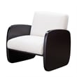 Posh Living Jolynn Wood Arm Chair Black
