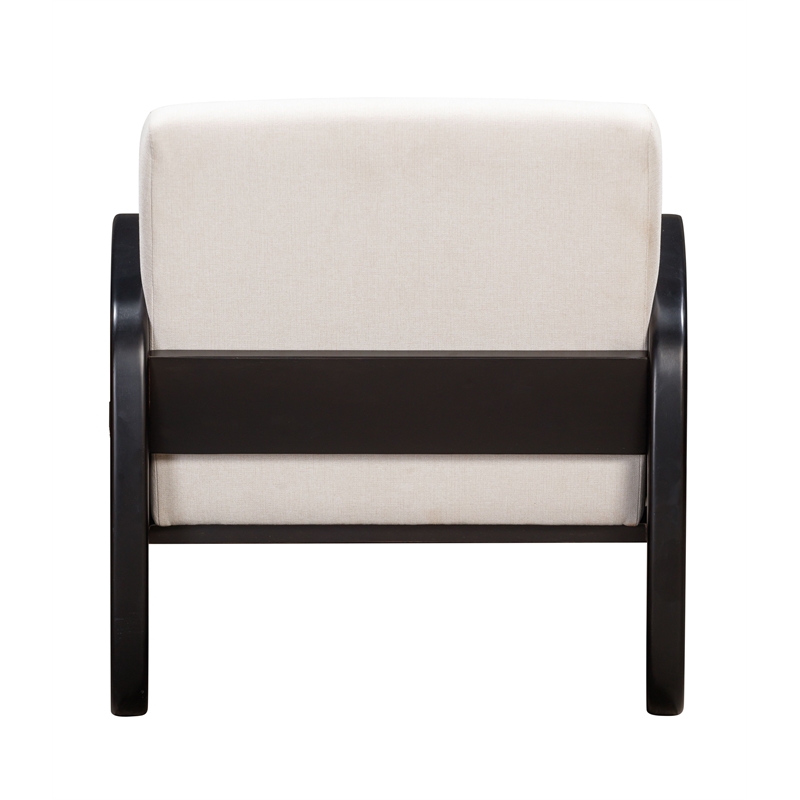 Posh Living Jolynn Wood Arm Chair Black