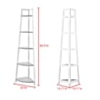 Posh Living Jabril Bookshelf White