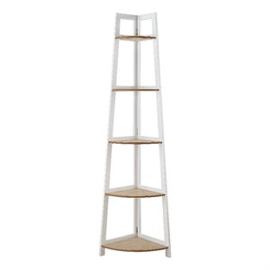 Posh Living Jabril Bookshelf White