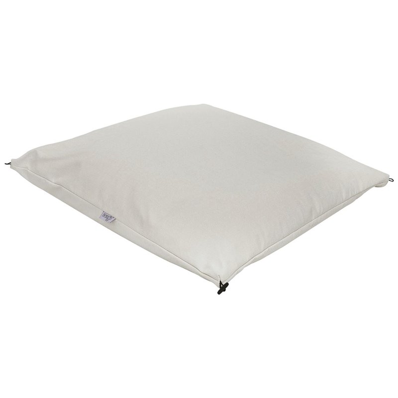 Magic Pouf Beige Beanbag Linen 3 in 1 Ottoman Chair Pillow