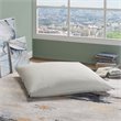 Magic Pouf Beige Beanbag Linen 3 in 1 Ottoman Chair Pillow