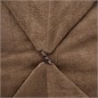 Magic Pouf Brown Beanbag Microplush 3 in 1 Ottoman Chair Pillow