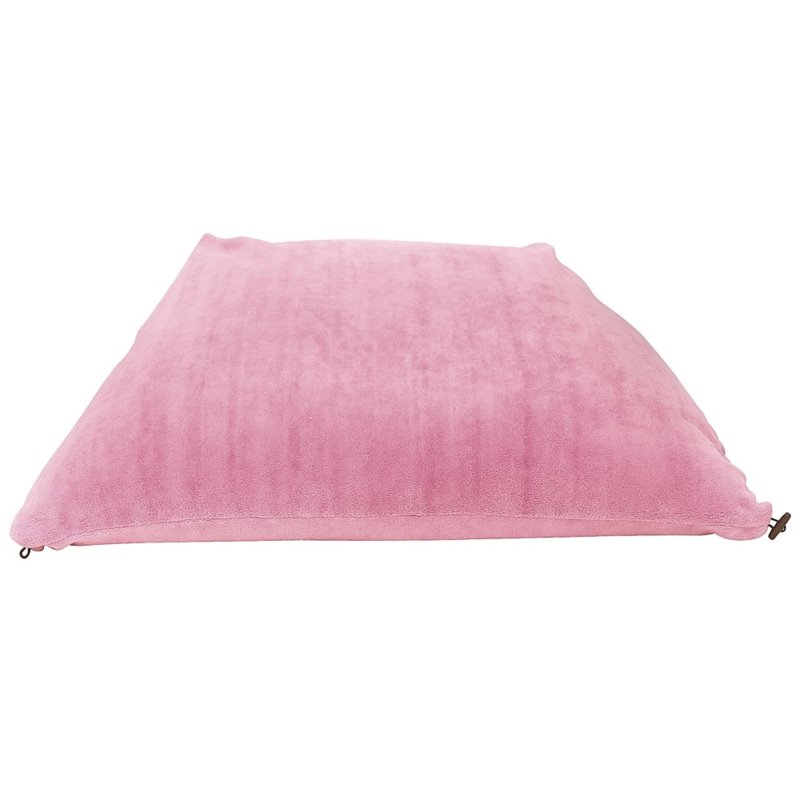 Magic Pouf Pink Beanbag Microplush 3 in 1 Ottoman Chair Pillow