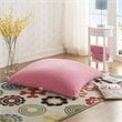 Magic Pouf Pink Beanbag Microplush 3 in 1 Ottoman Chair Pillow