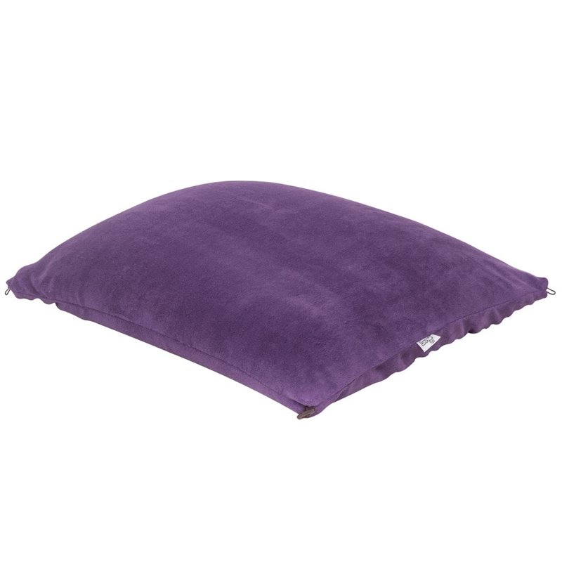 Magic Pouf Purple Beanbag Microplush 3 in 1 Ottoman Chair Pillow