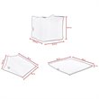 Magic Pouf Cream White Beanbag Sherpa 3 in 1 Ottoman Chair Pillow