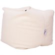 Magic Pouf Cream White Beanbag Sherpa 3 in 1 Ottoman Chair Pillow