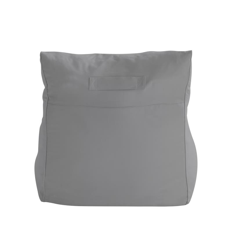 Loungie Resty Nylon Bean Bag Chair Light Grey