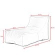 Loungie Resty Nylon Bean Bag Chair Brown