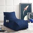 Loungie Resty Nylon Bean Bag Chair Navy