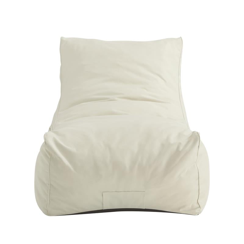 Loungie Resty Nylon Bean Bag Chair Beige