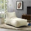 Loungie Resty Nylon Bean Bag Chair Beige