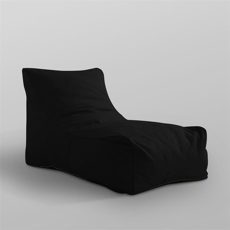 Loungie Resty Nylon Bean Bag Chair Black
