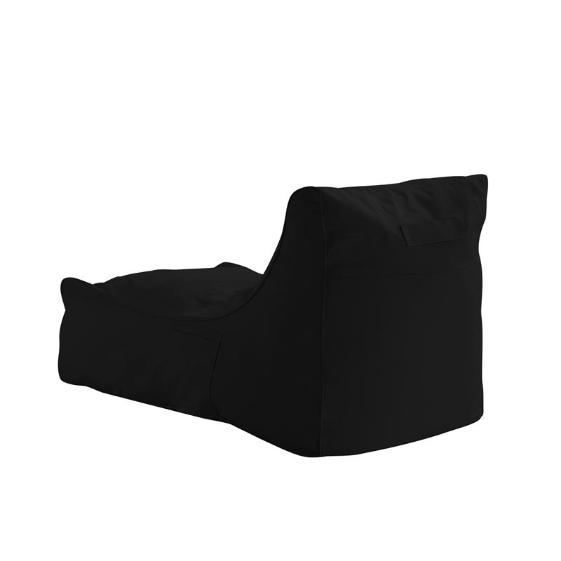 Loungie Resty Nylon Bean Bag Chair Black