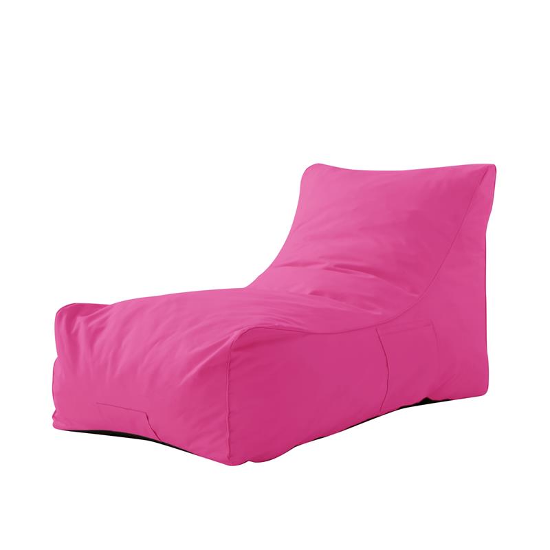 Loungie Resty Nylon Bean Bag Chair Fuchsia