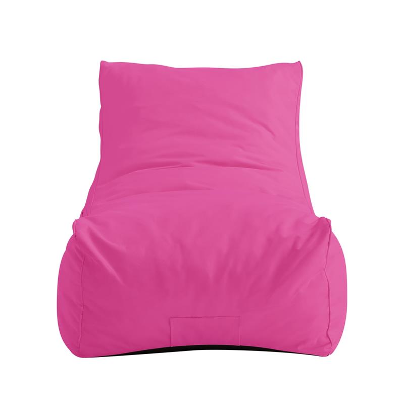 Loungie Resty Nylon Bean Bag Chair Fuchsia