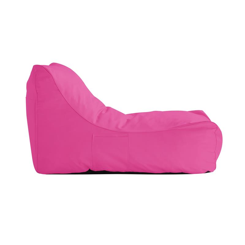 Loungie Resty Nylon Bean Bag Chair Fuchsia