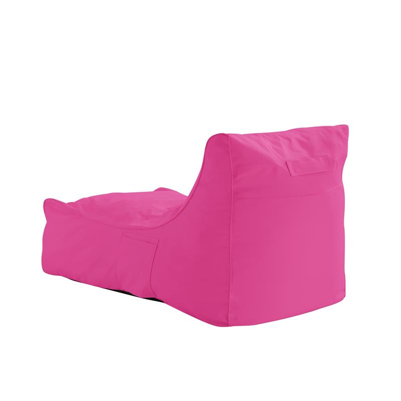 Loungie Resty Nylon Bean Bag Chair Fuchsia