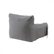 Loungie Comfy Nylon Bean Bag Chair/ Lounge Chair Light Grey