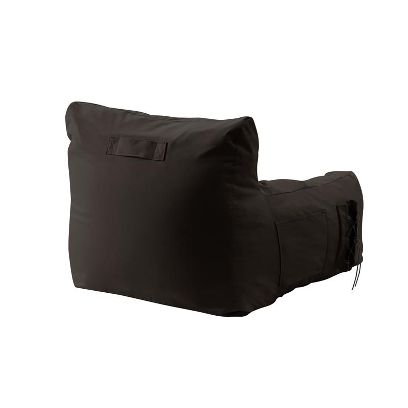 Loungie Comfy Nylon Bean Bag Chair/ Lounge Chair Brown