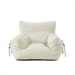 Loungie Comfy Nylon Bean Bag Chair/ Lounge Chair Beige