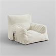 Loungie Comfy Nylon Bean Bag Chair/ Lounge Chair Beige