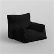 Loungie Comfy Nylon Bean Bag Chair/ Lounge Chair Black