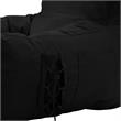 Loungie Comfy Nylon Bean Bag Chair/ Lounge Chair Black